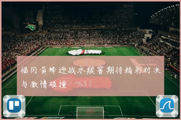 福冈黄蜂迎战水羰窨期待精彩对决与激情碰撞